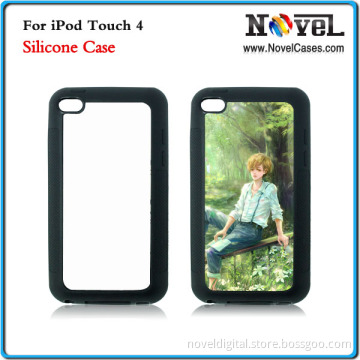 Blank Rubber Cell Phone Case for iPod Touch4